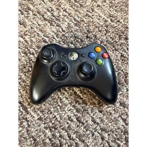 Microsoft Xbox 360 Wireless Controller Official Genuine Black Gamepad